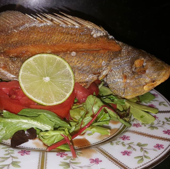 Fish dish, private chef, seafood, gourmet cuisine, food presentation, culinary creations, luxury dining, fine dining, event catering, event planning.
